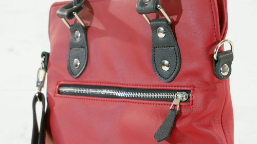 Kožená crossbody kabelka - Niké — foto 3