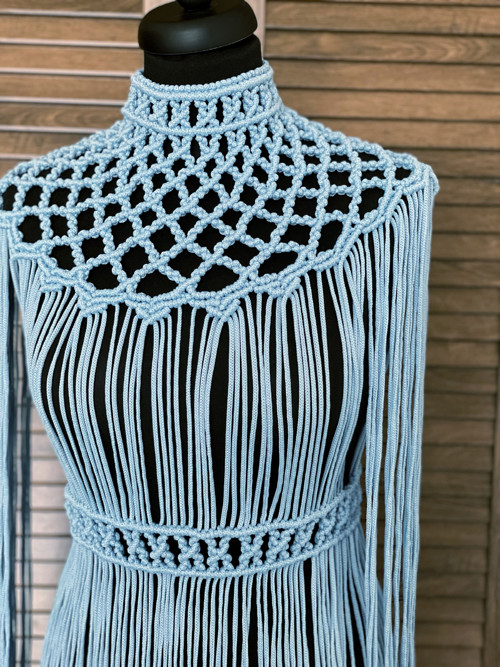 Macramé šaty — foto 3