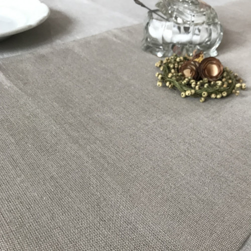 Lněný běhoun Natural — foto 2