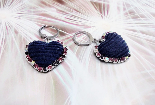 Srdíčka dark blue — foto 2