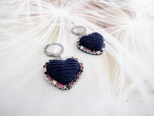 Srdíčka dark blue — foto 3
