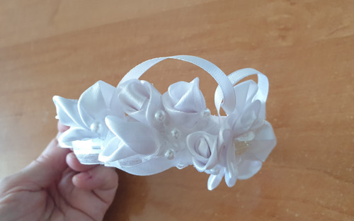 Čelenka s saténovou stuhou — foto 2