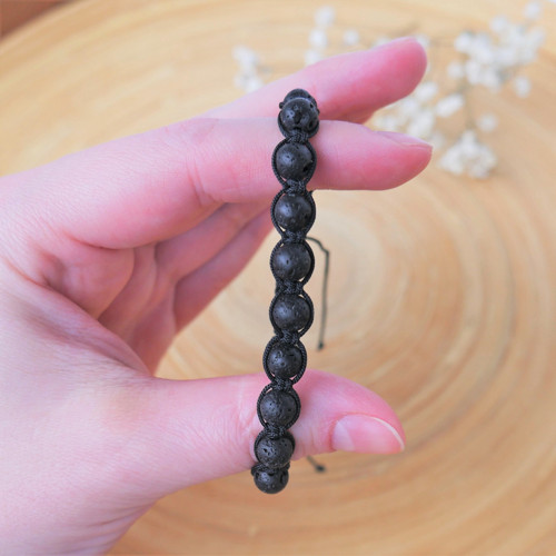 Shamballa náramek S6 // láva — foto 4