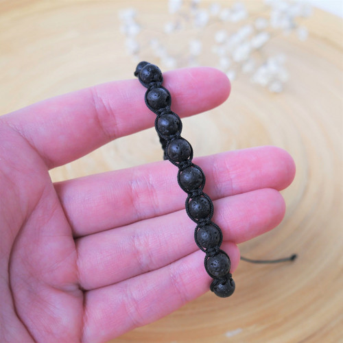 Shamballa náramek S6 // láva — foto 5