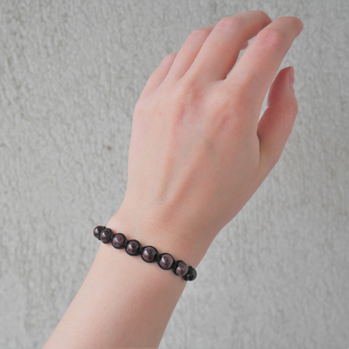 Shamballa náramek S6 // granát — foto 4