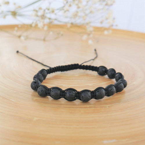 Shamballa náramek S6 // láva — foto 2