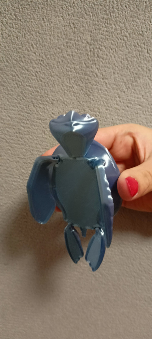 Flexi Veselá Želvička - 10 cm - 3D tisk — foto 3
