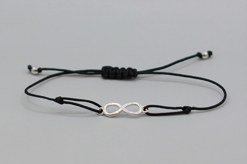 Minimalistický náramek - Infinity (černá) — foto 2