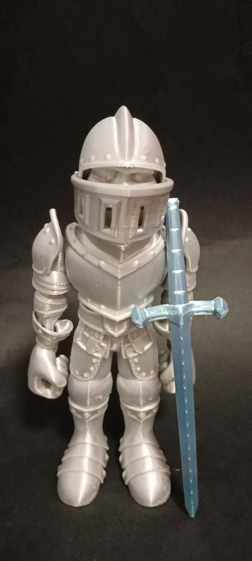 Flexi Veselý Rytíř - 17 cm - 3D Tisk — foto 4
