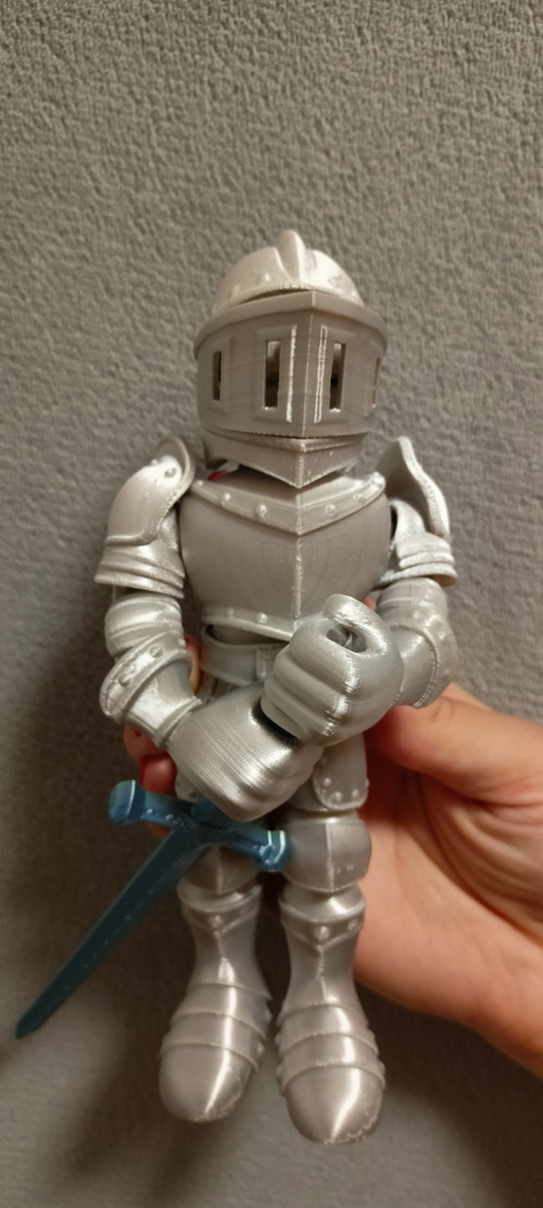Flexi Veselý Rytíř - 17 cm - 3D Tisk — foto 2