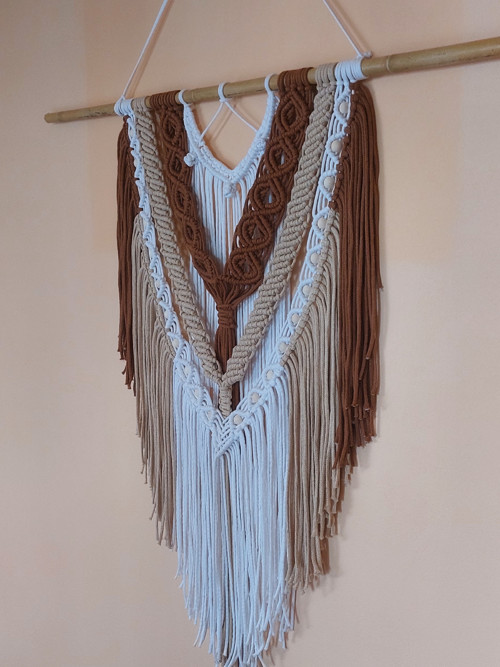Macramé nástěnná dekorace — foto 3