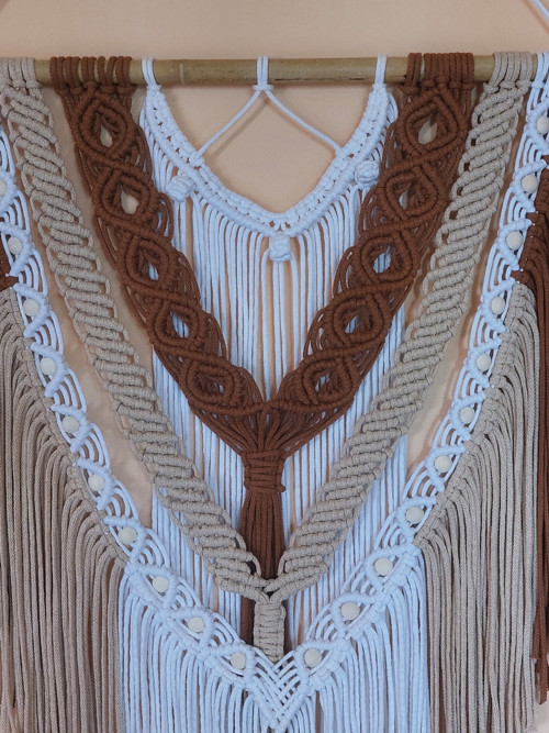 Macramé nástěnná dekorace — foto 2