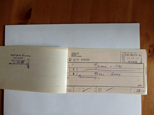 ČSD . vlaková jízdenka 5 — foto 2