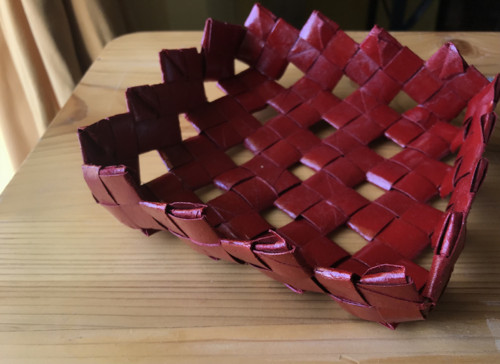 Papírový košík - recyklace — foto 3