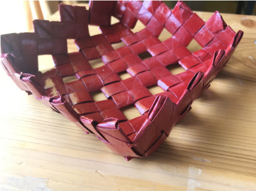 Papírový košík - recyklace — foto 4