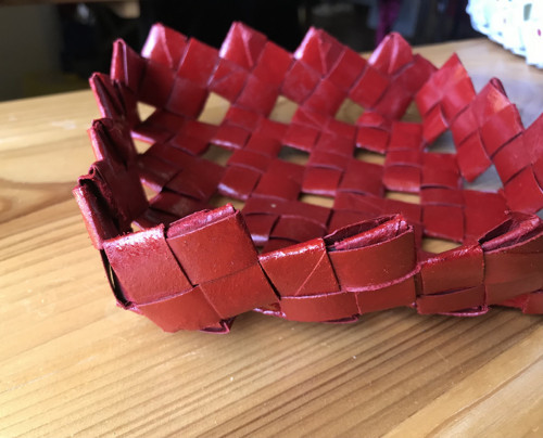Papírový košík - recyklace — foto 2