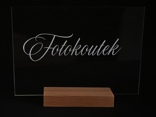 Svatební popisky - plexi 21×15 cm — foto 3