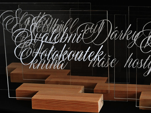 Svatební popisky - plexi 21×15 cm — foto 2