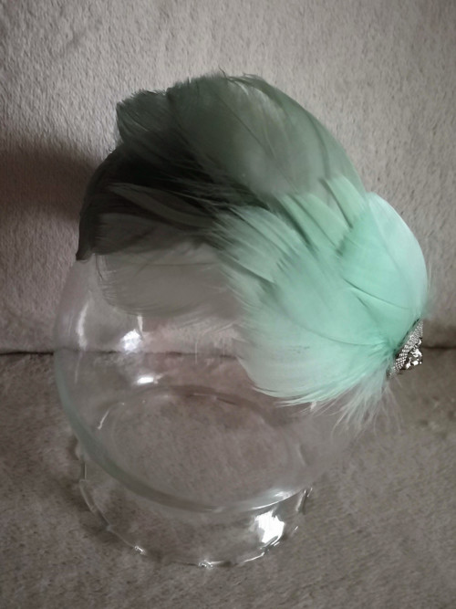Čelenka peříčková - mint — foto 3