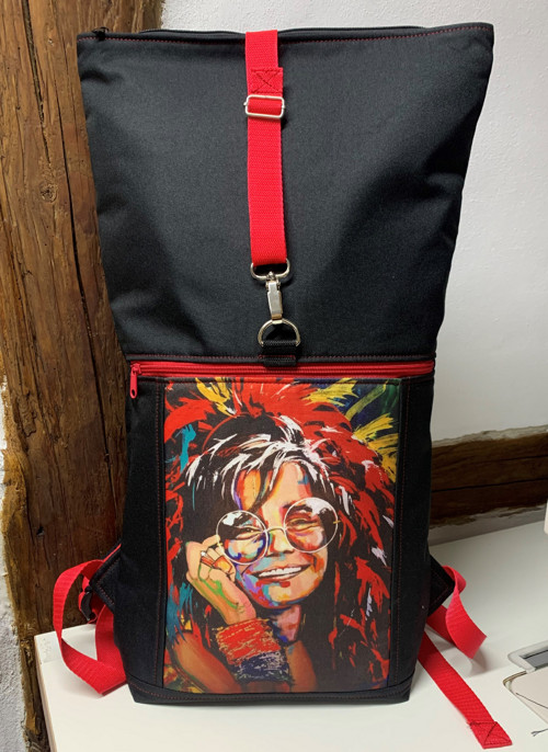 Janis Joplin + přední kapsa na zip — foto 2