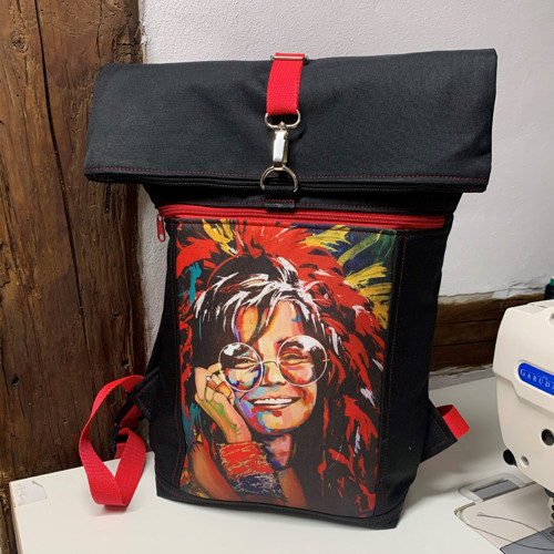 Janis Joplin + přední kapsa na zip — foto 5