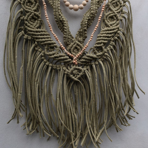 Macramé závěs - dekorace — foto 2