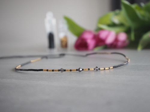 Miyuki náhrdelník "Basic Gold" — foto 3