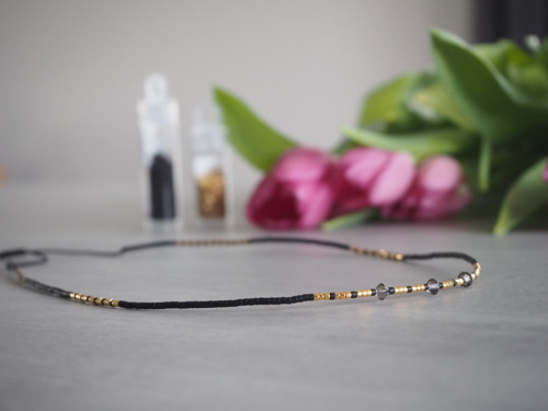 Miyuki náhrdelník "Basic Gold" — foto 2