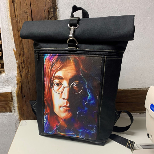John Lennon + přední kapsa na zip — foto 3