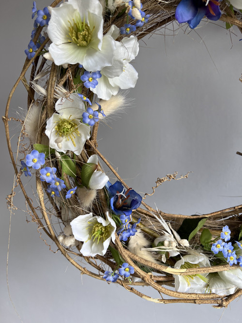 Věnec JARO blue&white — foto 4