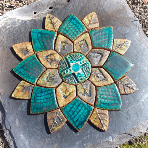 Mandala z keramických komponentů 31 — foto 2
