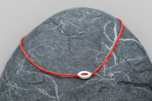 Minimalistický náramek - Marquise (červená) — foto 3