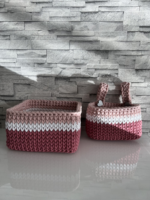 Háčkovaný košík — foto 2