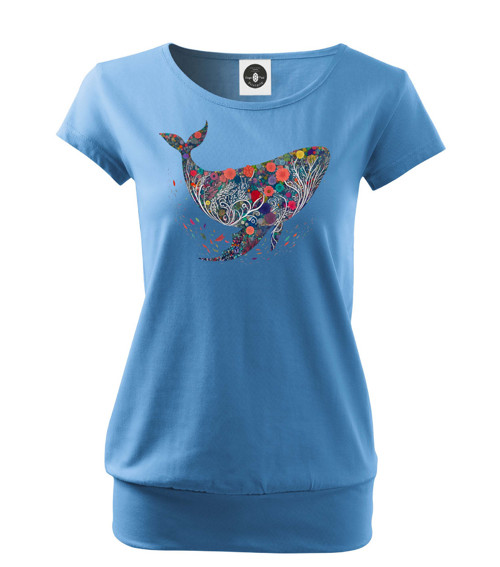 Tričko Floral Whale — foto 2