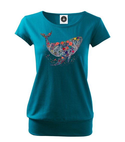 Tričko Floral Whale — foto 4