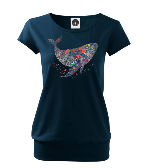 Tričko Floral Whale — foto 3