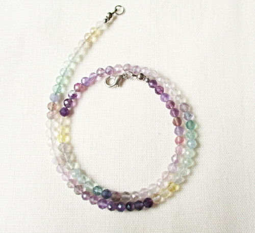 Náhrdelník z fluoritu multicolor — foto 4
