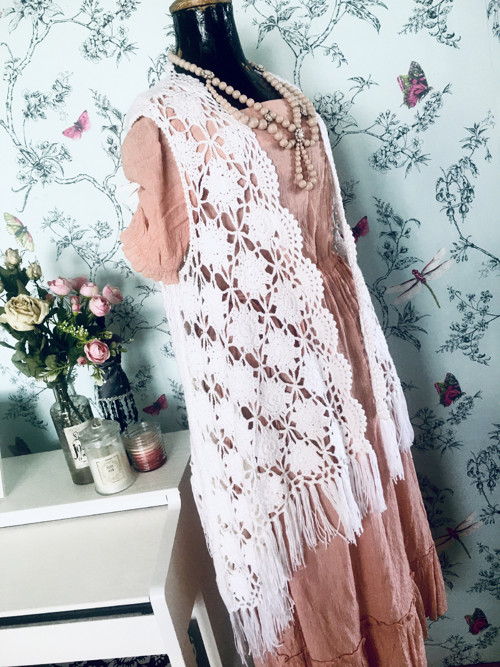 Vesta boho háčkovaná — foto 2