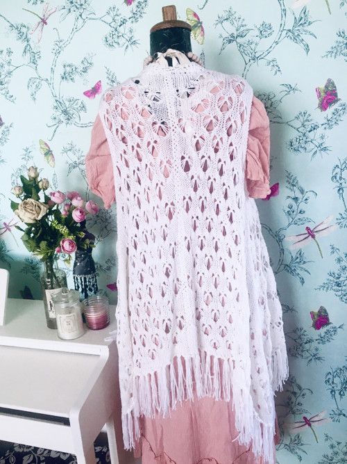 Vesta boho háčkovaná — foto 4