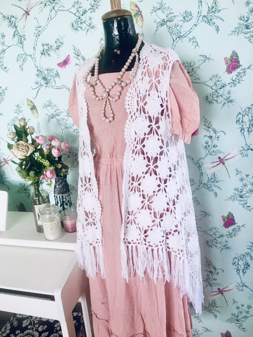 Vesta boho háčkovaná — foto 3