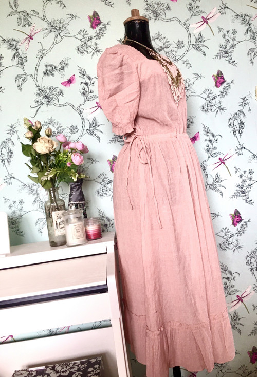Šaty boho powder pink — foto 4