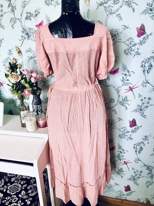 Šaty boho powder pink — foto 2