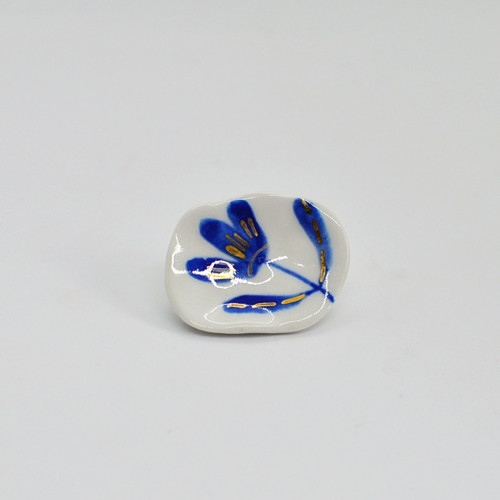 Porcelánová brož — foto 2