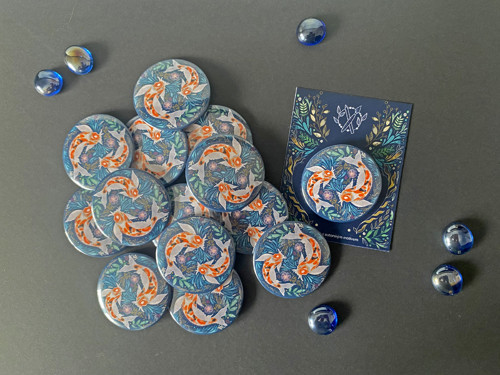 Odznak 50 mm Koi kapři — foto 2