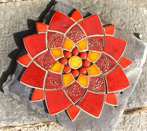 Mandala z keramických komponentů 34 — foto 2