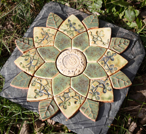 Mandala z keramických komponentů 35 — foto 2
