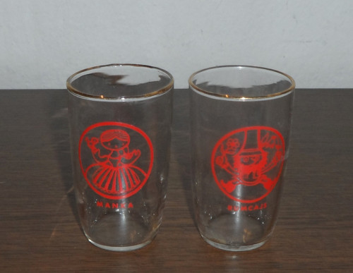 2x malá SKLENIČKA • Manka, Rumcajs — foto 3