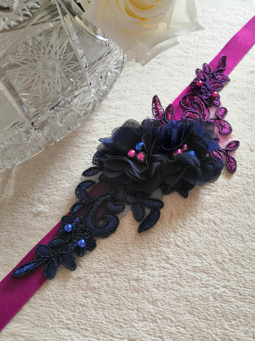 Příjemná modro fuchsiová — foto 2