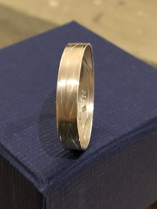 Stříbrný prsten se vzorem - HandMade BS Design — foto 6
