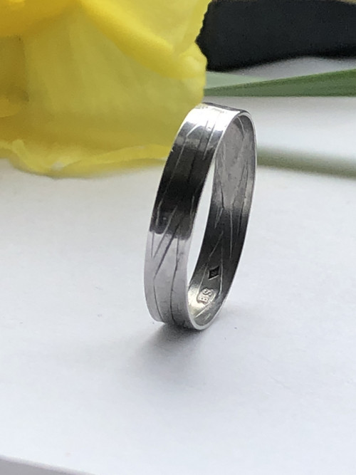 Stříbrný prsten se vzorem - HandMade BS Design — foto 4